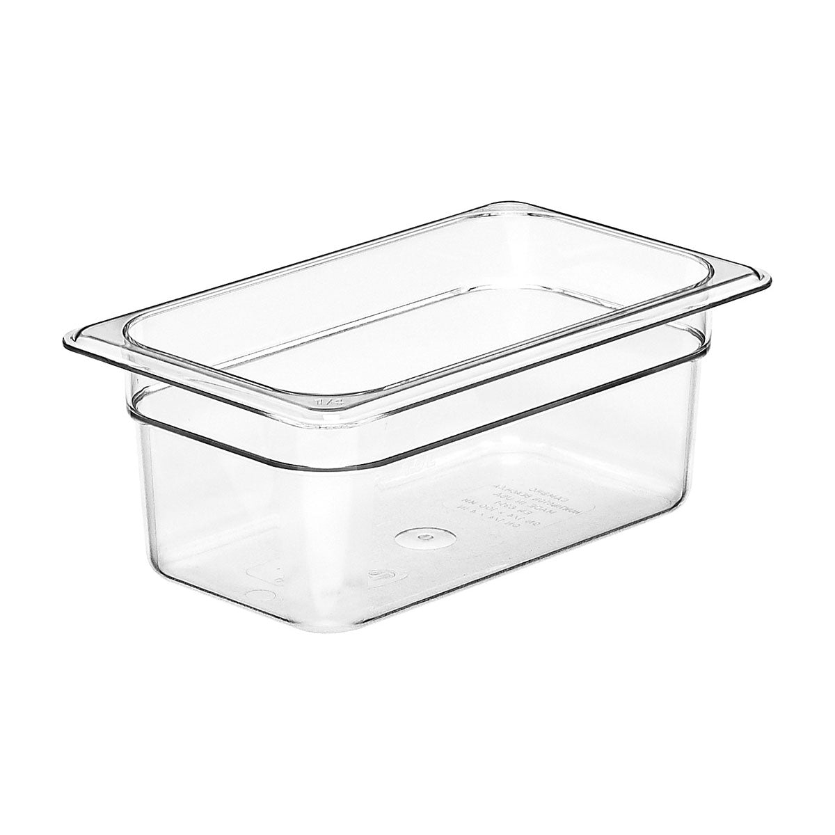 Cambro 44CW135 Camwear 1/4 Size Clear 4