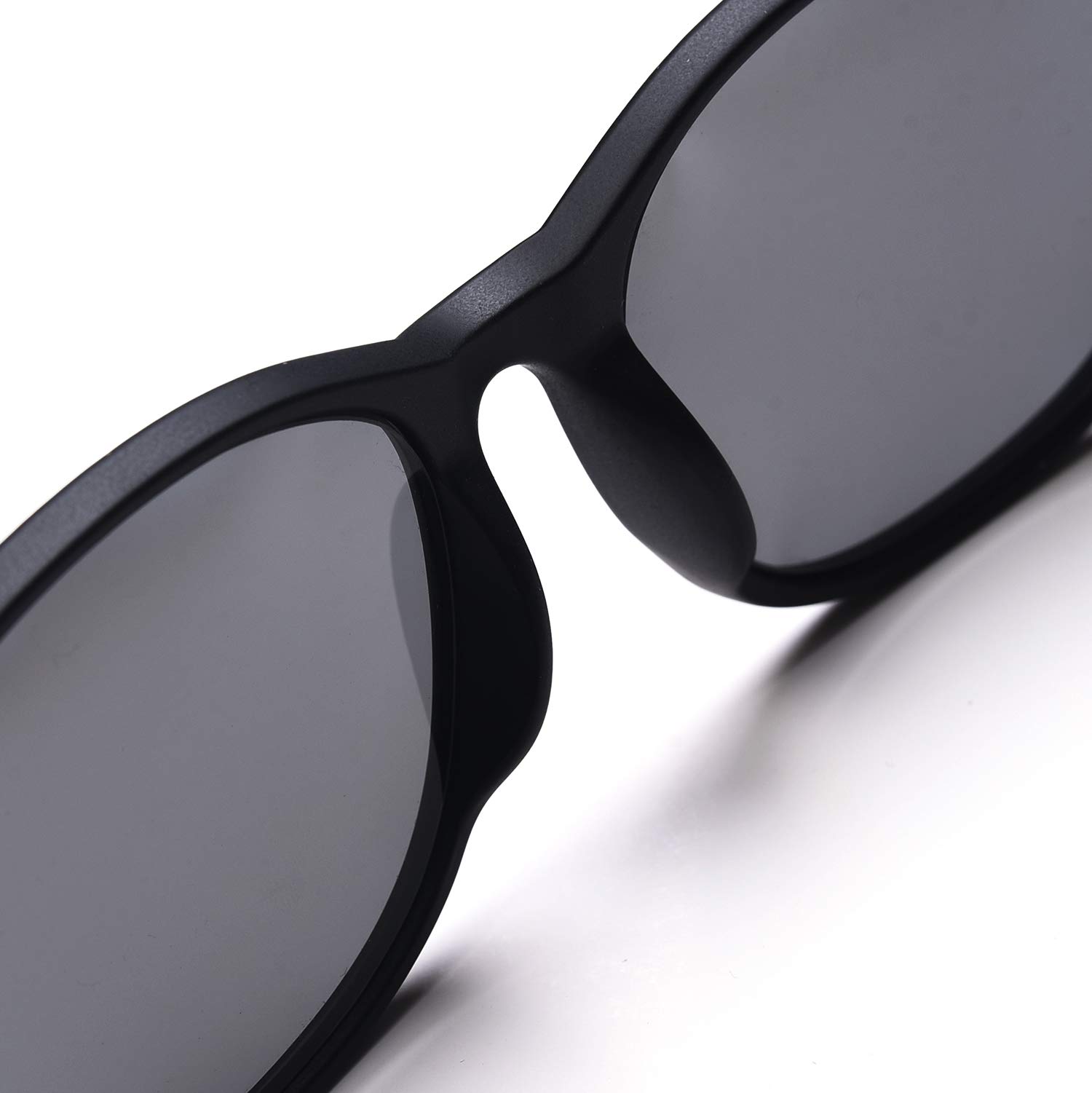 JCERKI Oversized Frame Nearsighted Sunglasses -1.00 Strength Myopia Glasses for Men & Women | Lightweight Prescription Spectacles for Outdoor Activities, Driving & Fashion