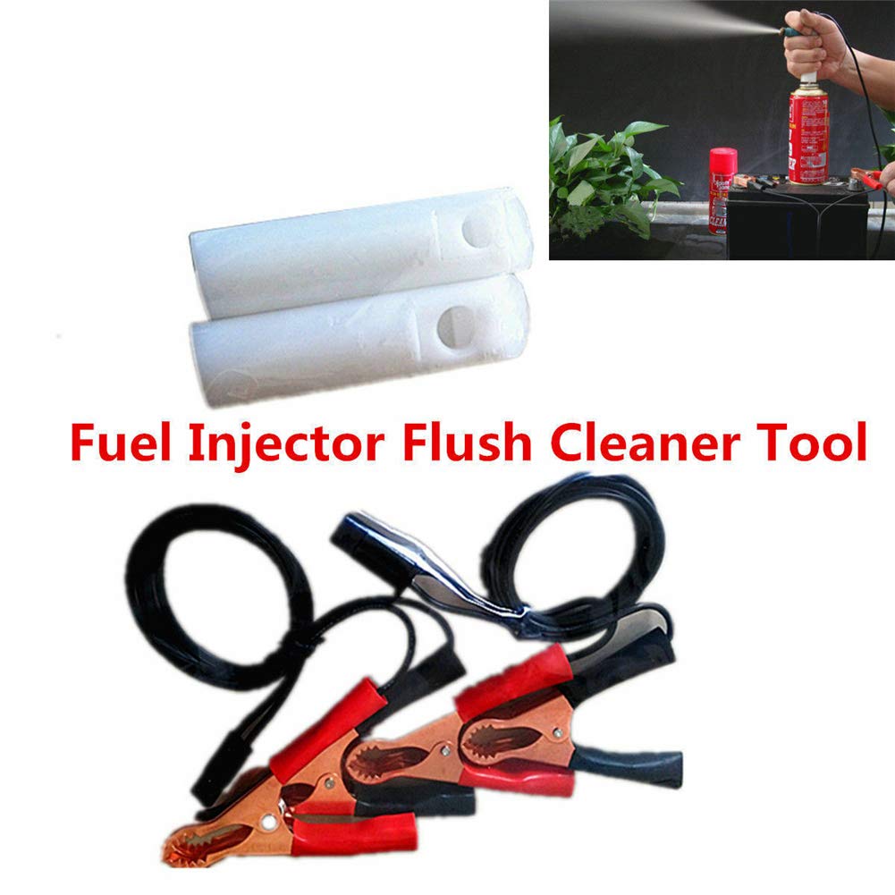 Universal Car Fuel Injector Nozzle Flush Cleaner Adapter Kit - Automotive Fuel System Cleaning Tool for DIY Maintenance & Professional Use - Perfect for Fuel Injector Testing, Cleaning & Maintenance at Home or Garage