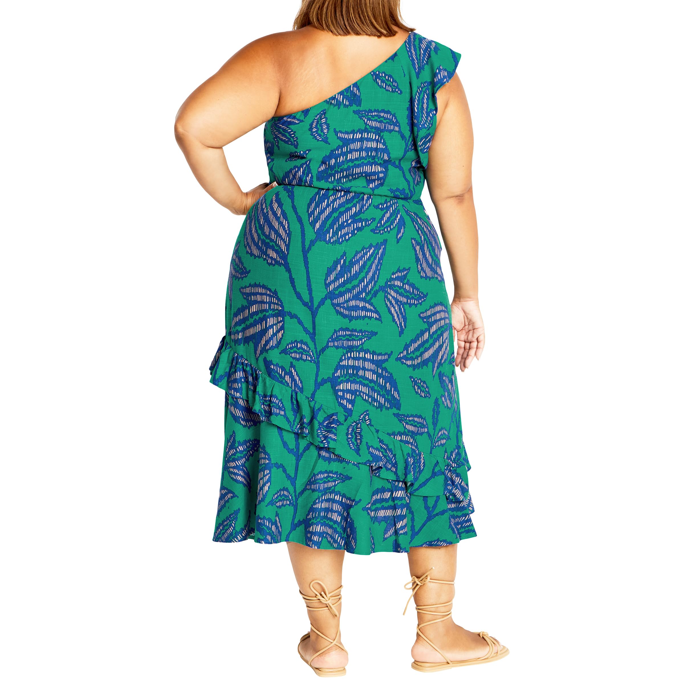 Stylish Women's Escapism Print Dress - Flowy Summer Casual Dress for Beach, Vacation & Date Night | Trendy Floral Maxi Dress for Women