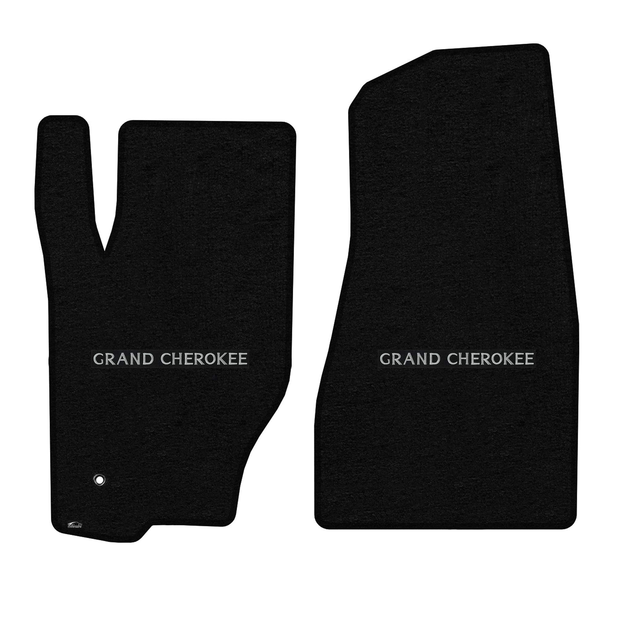 Premium Custom-Fit Carpet Floor Mats for 2009-2010 Jeep Grand Cherokee - 2-Piece Set (Black) | All-Weather Protection & Luxury Interior Upgrade | Perfect for Daily Commutes, Road Trips & Off-Road Adventures