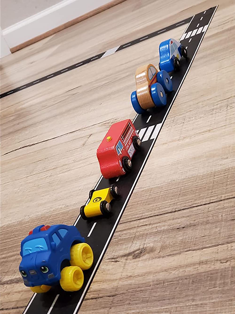 Black Toy Car Race Track Tape - 2.4
