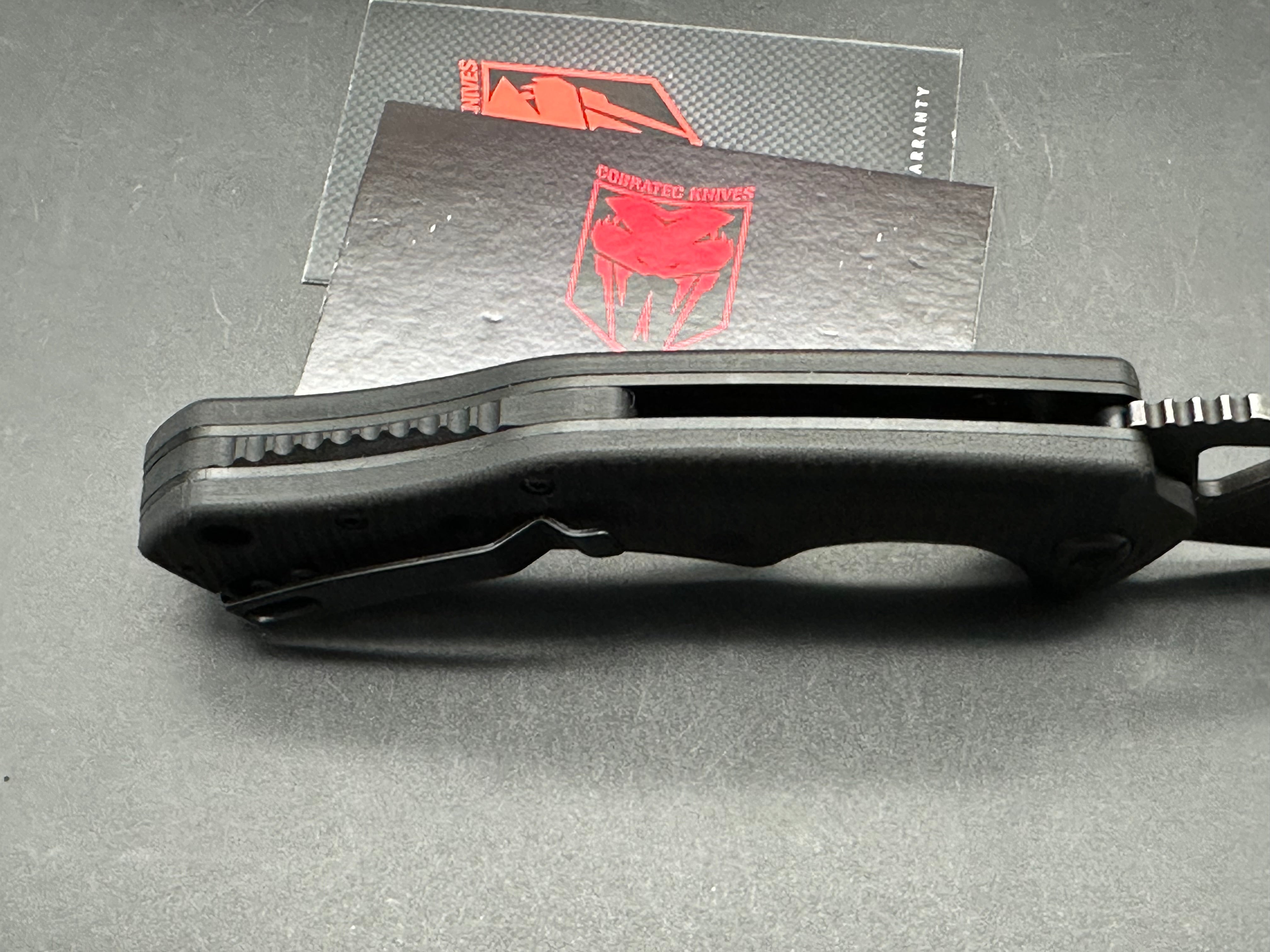 Cobratech Ryker Automatic Knife - Tactical Folding Pocket Knife for Outdoor, Camping, Hiking & EDC Use