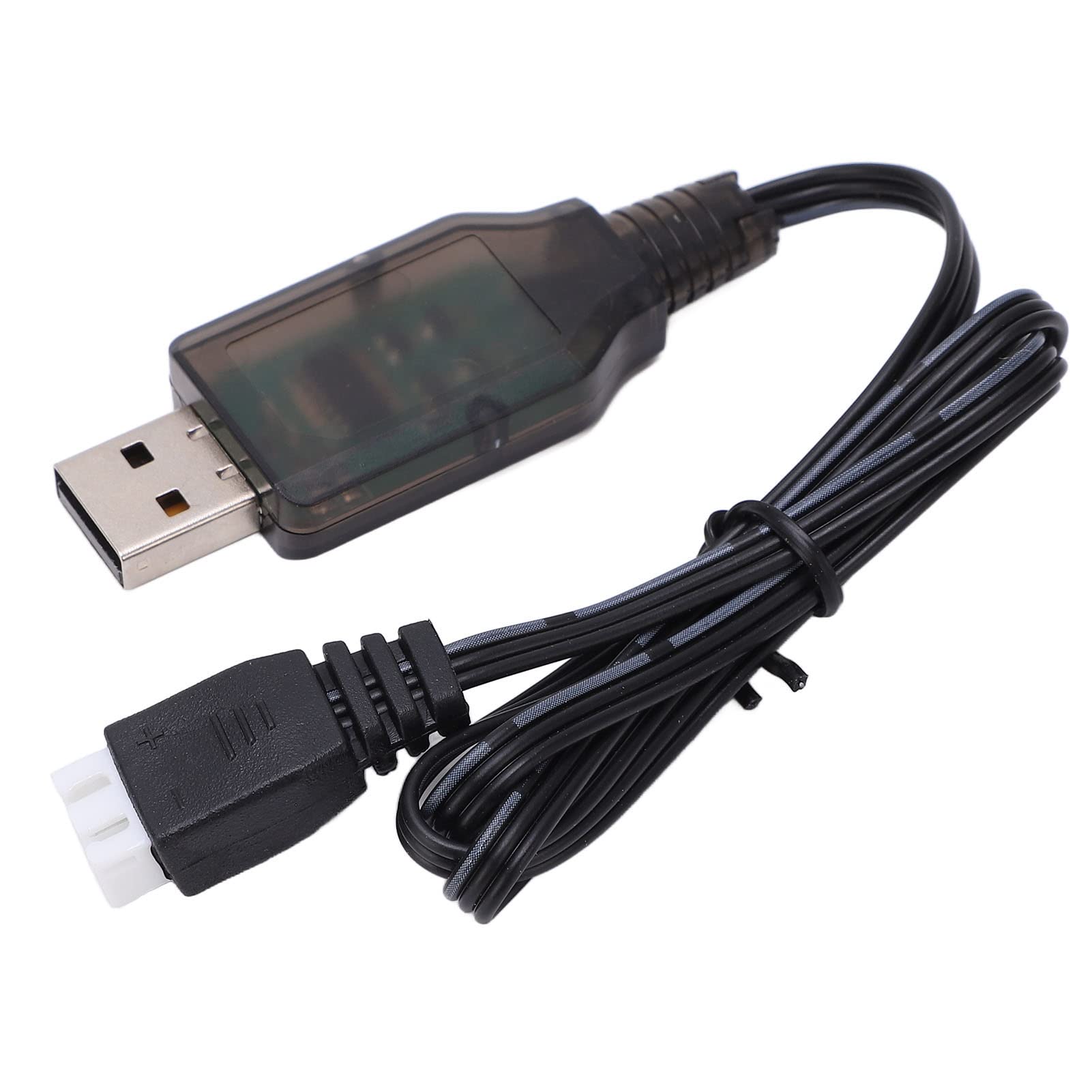 Alomejor 1/16 RC Car Lipo Battery Charger - 7.4V 1000mA USB Charging Cable for 1/16 Scale Remote Control Cars - Perfect for Indoor & Outdoor RC Vehicle Charging Needs