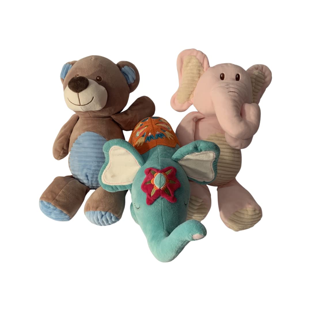 5 lbs Weighted Stuffed Animal - Large Washable Plush Elephant or Bear for Anxiety Relief & Sleep Aid | Perfect for Kids, Adults & Sensory Therapy