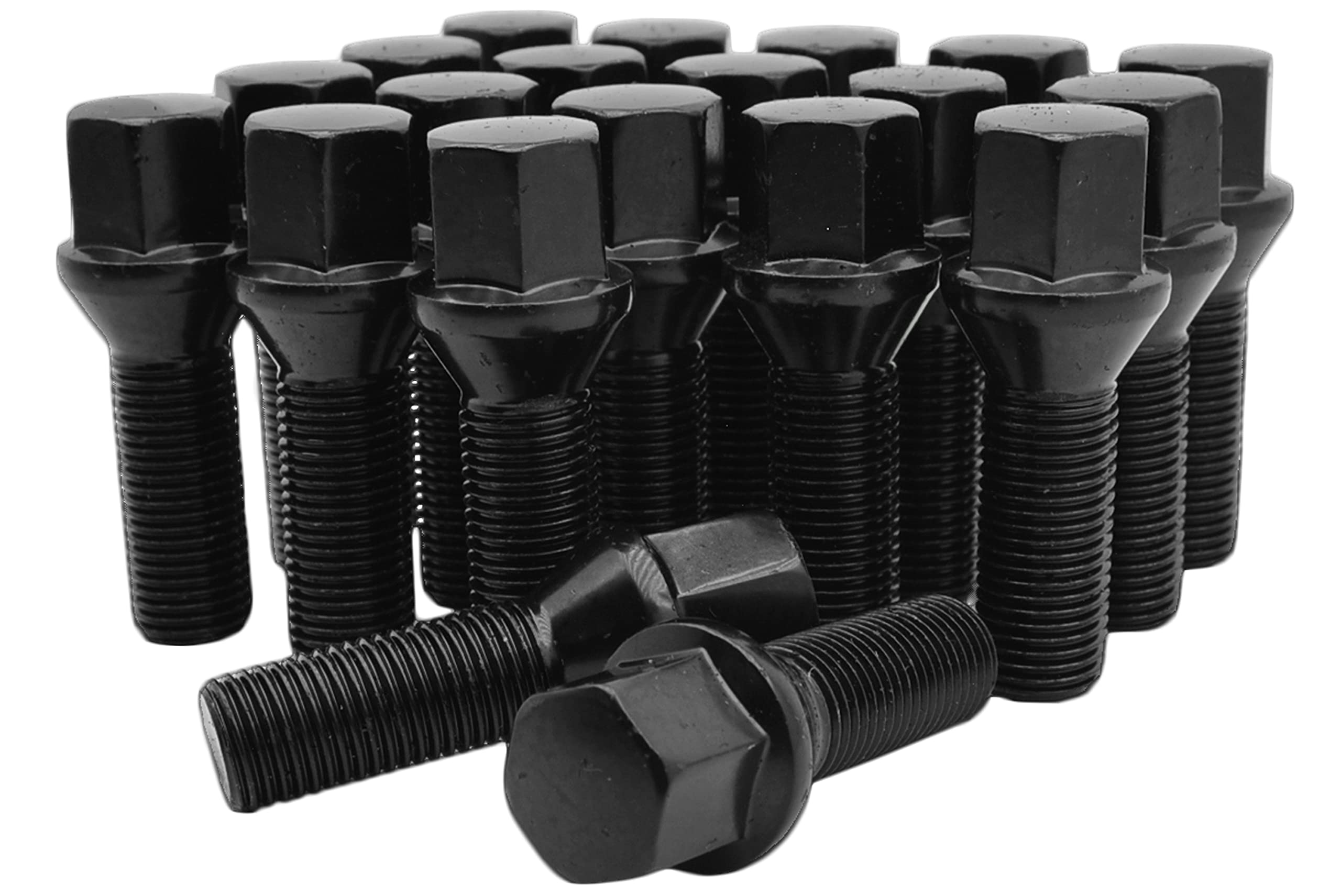 Venum 20pcs M14x1.25 Black Lug Bolts for BMW F/G Series - Perfect for Wheel Upgrades