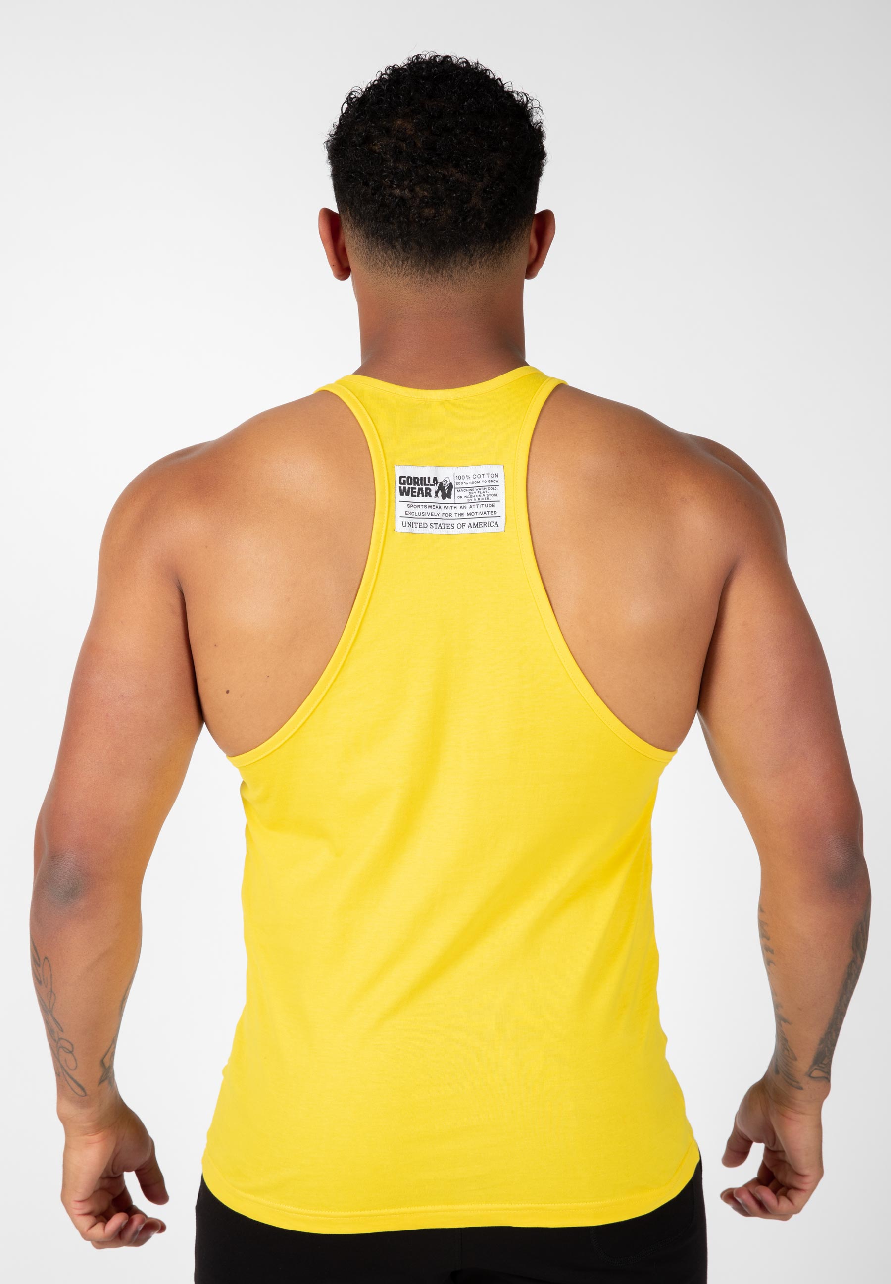 Classic Yellow Tank Top for Women - Soft Cotton Casual Sleeveless Shirt - Perfect for Summer, Beach, Gym & Everyday Wear