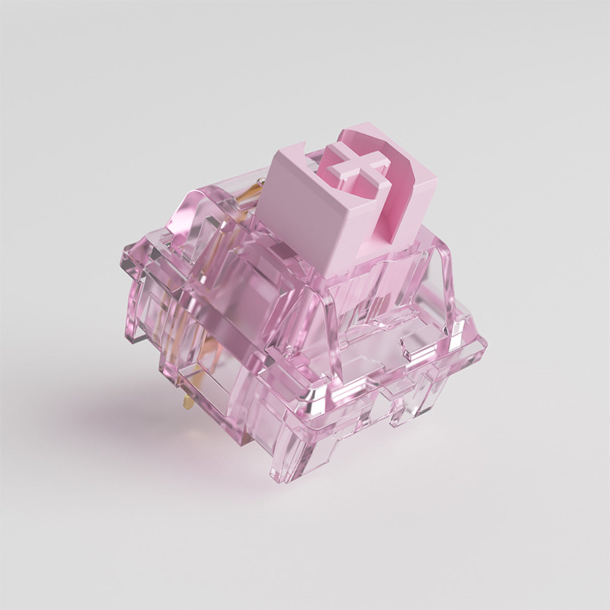 Akko CS Jelly Pink Mechanical Keyboard Switches - 45 Pack | Linear Silent Switches for Gaming & Typing | Compatible with DIY Custom Keyboards