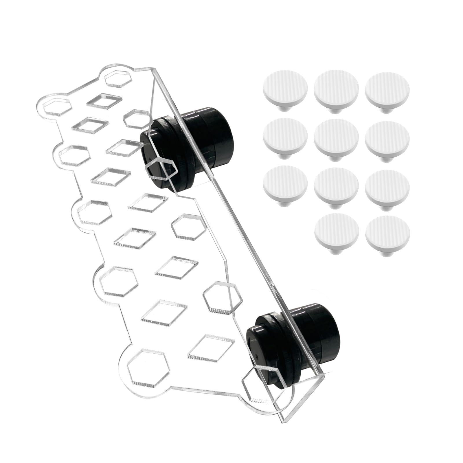 Aquarium Coral Frag Rack Magnetic Holder - 11 Coral Plug Reef Magnets for Saltwater Tanks | Perfect for Coral Propagation, Frag Displays & Reef Aquarium Maintenance