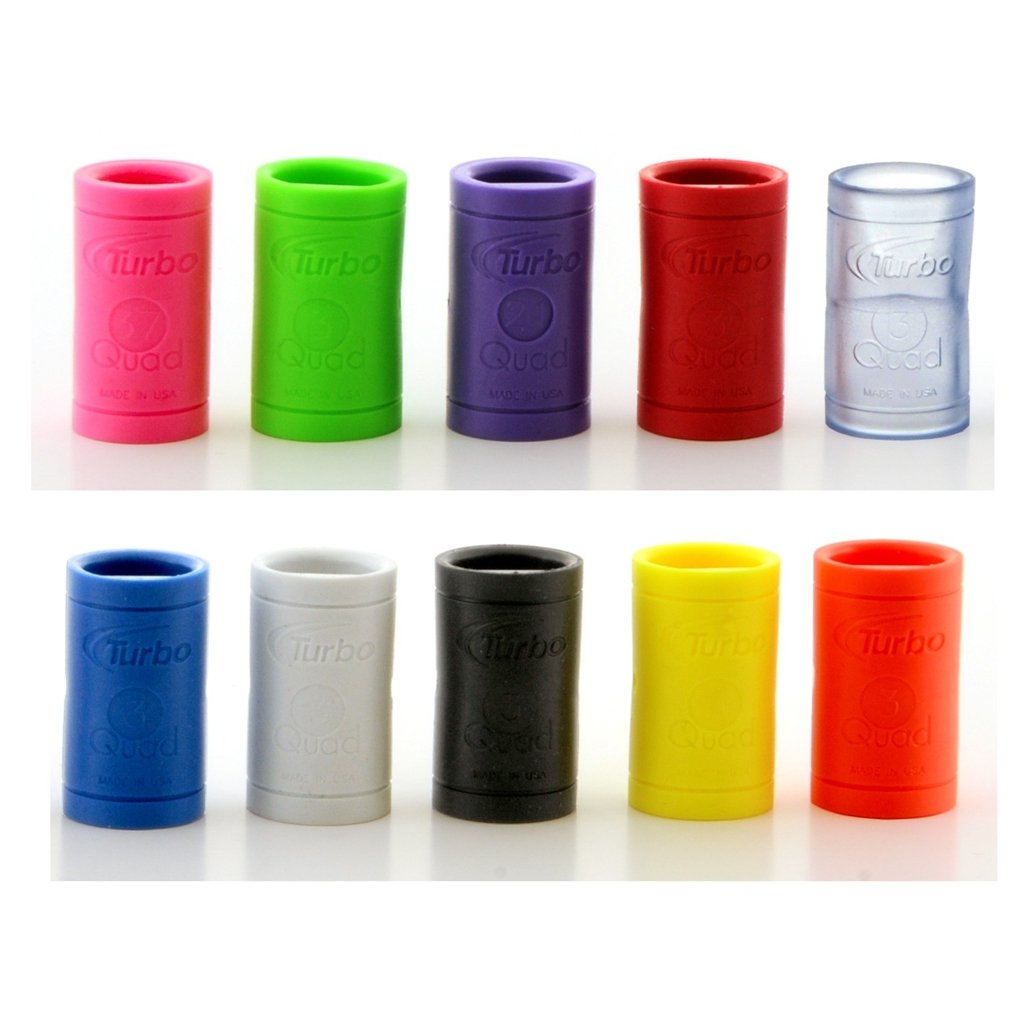 Quad Grips (51/64 Inch, Red) - Heavy Duty Rubber Hand Grips for Weight Lifting, Strength Training, and Physical Therapy
