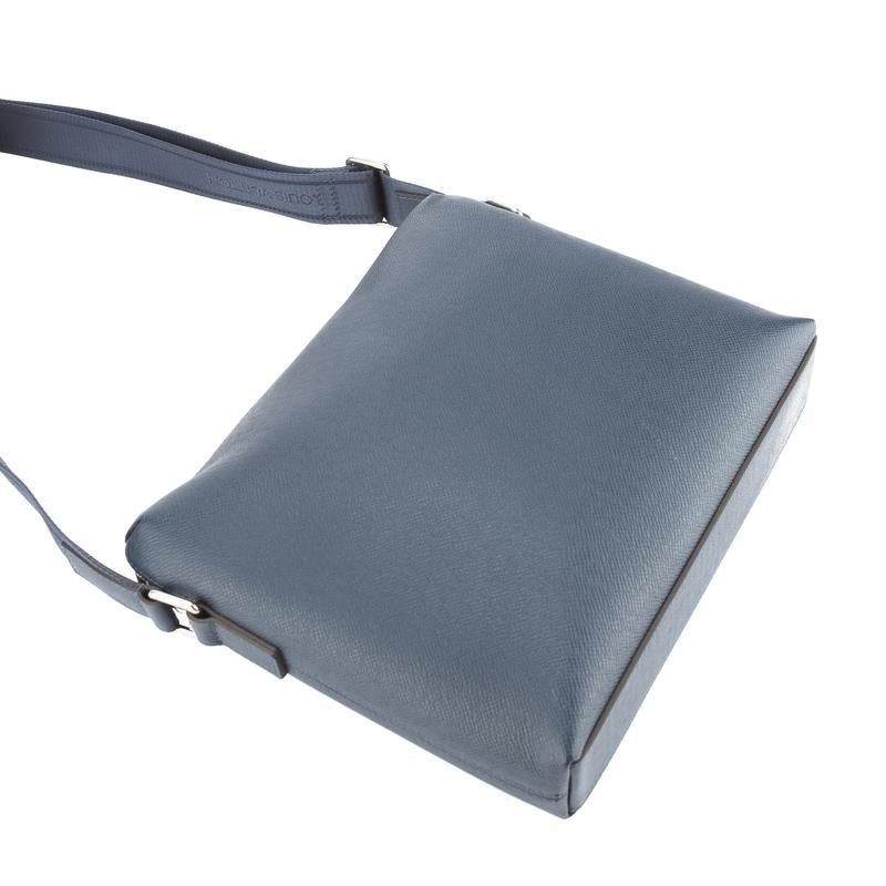 Authentic LV Pochette Grigori Cowhide Leather Crossbody Bag in Dark Blue - Perfect for Everyday Use, Travel & Special Occasions
