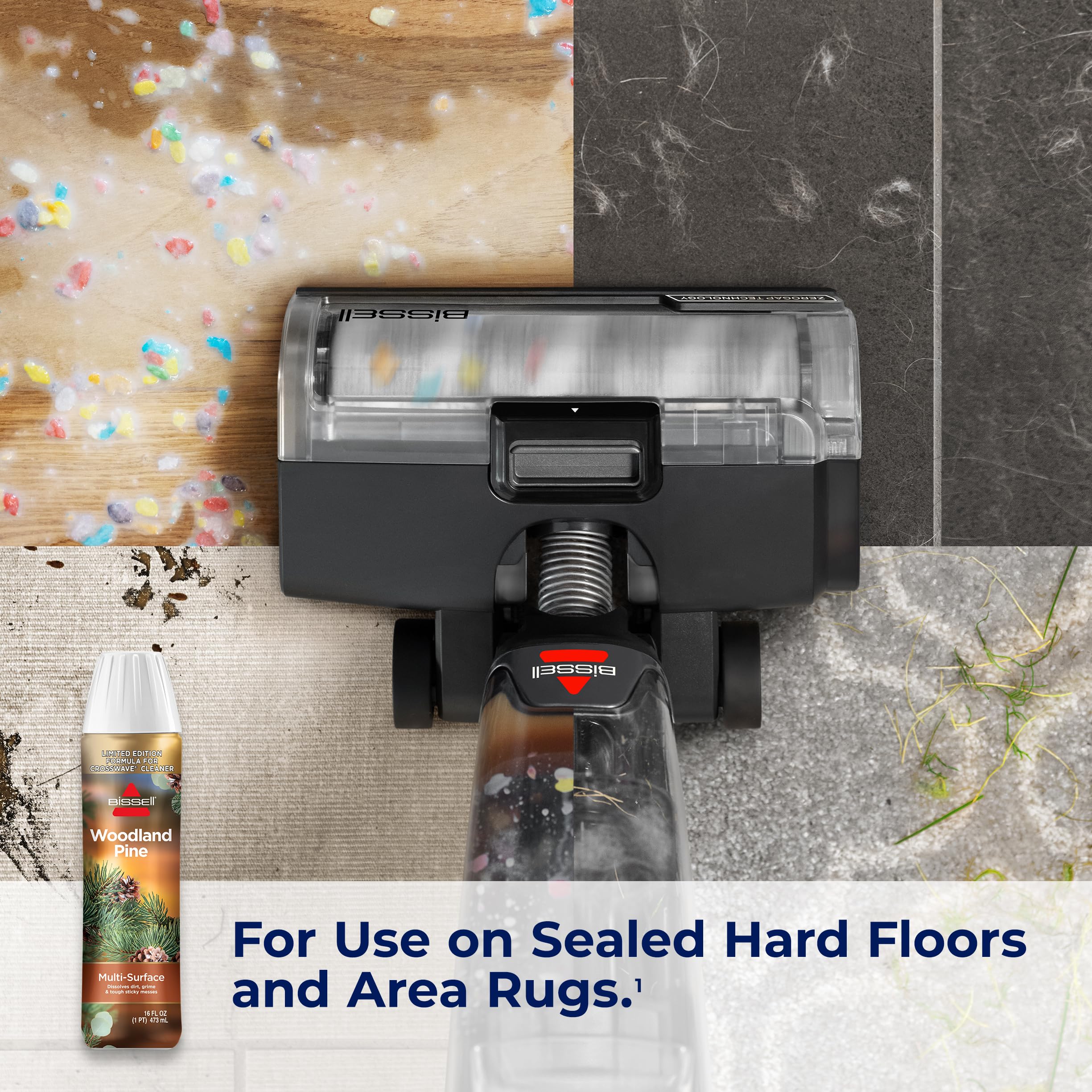 BISSELL Limited Edition Woodland Pine Multi-Surface Floor Cleaner - All-Purpose Cleaning Solution for Hardwood, Tile & Laminate Floors - Perfect for Homes with Pets & Kids