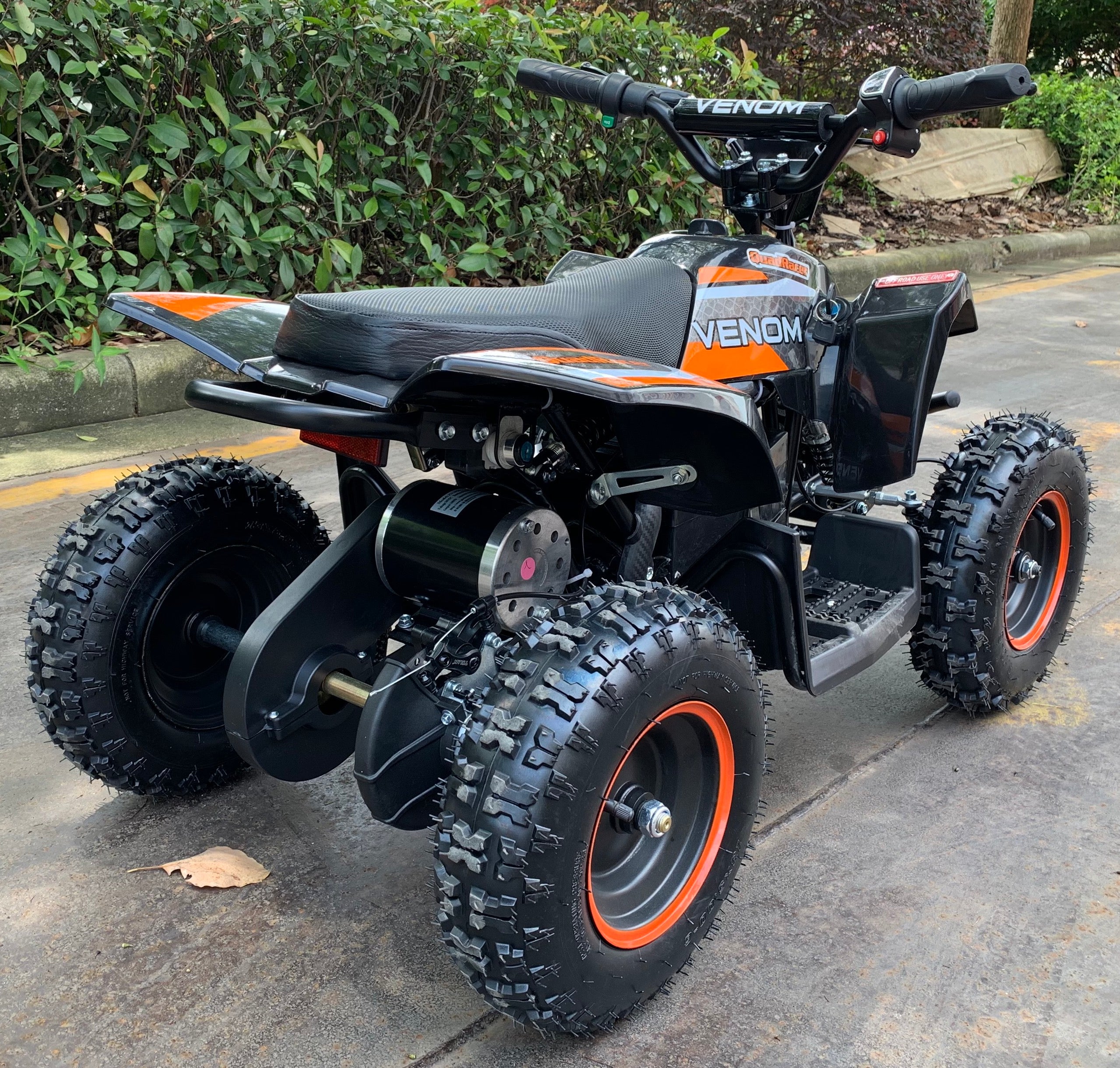 Venom Quad Racer Electric Mini ATV - 1000W 36V Power for Kids & Adults | Off-Road Adventure, Backyard Fun & Trail Riding