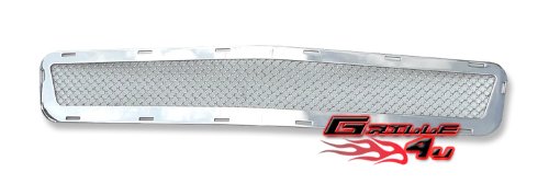 APS Compatible with Chevy Malibu 2008-2012 Lower Bumper Stainless Steel Chrome Mesh Front Grill Grille Insert C76781T - Upgrade Your Car's Style & Protection for Daily Driving & Show Car Events
