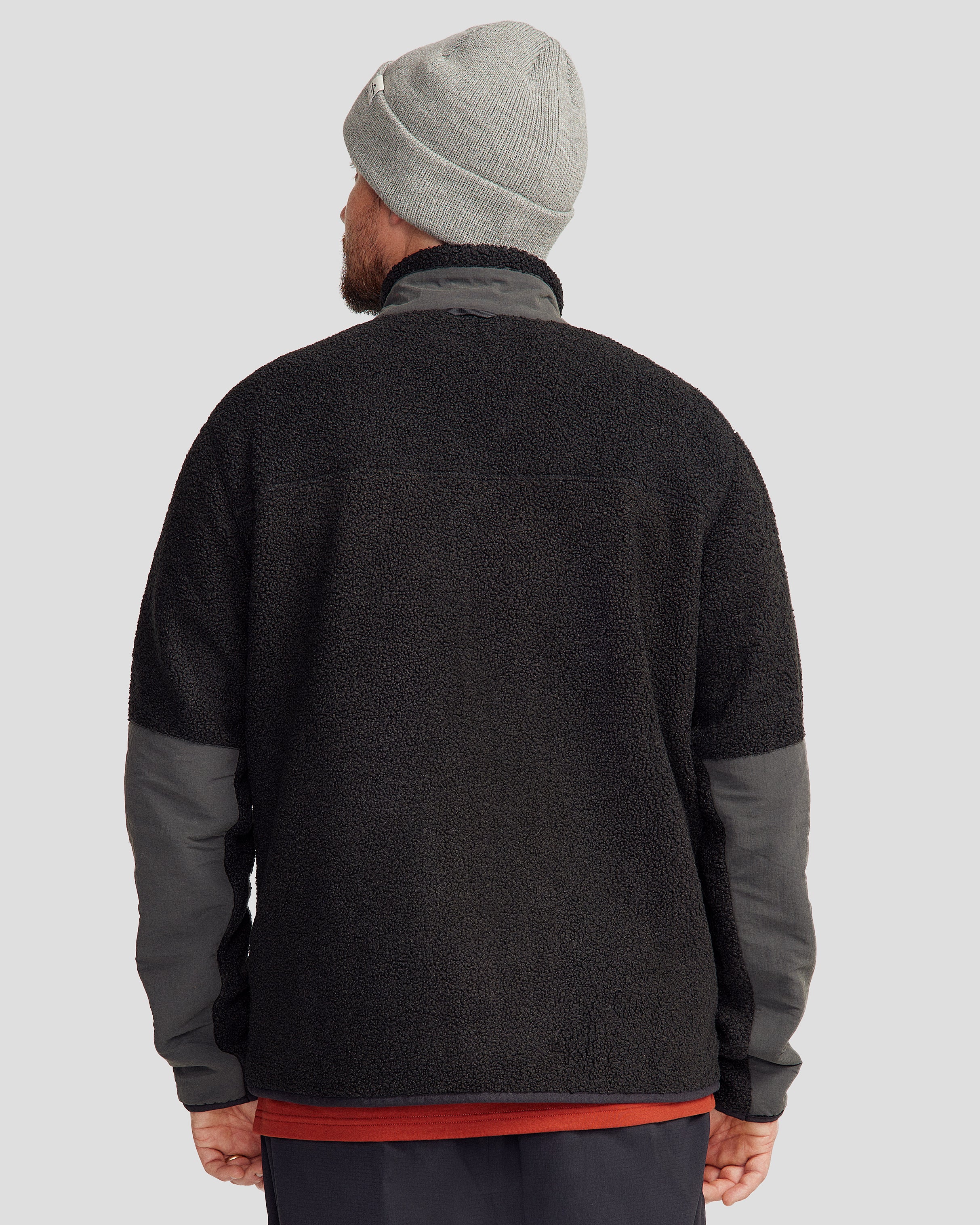 Men's Co Z High Pile Jacket v3 - Black Stingray | Warm Winter Coat for Outdoor Activities & Casual Wear