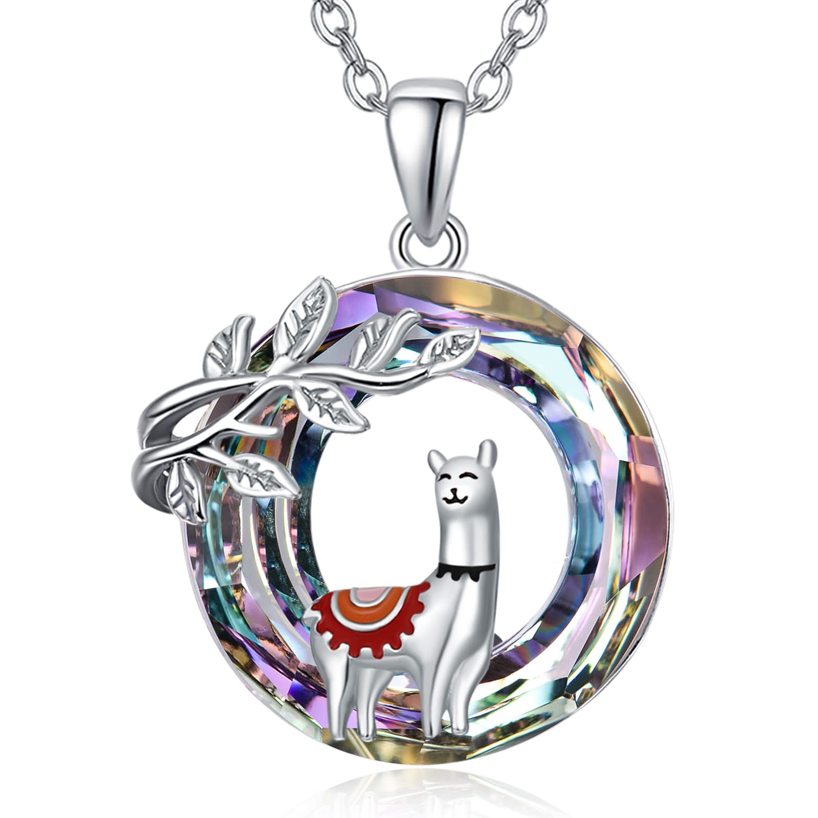 Sterling Silver Alpaca Necklace for Women - Cute Llama Pendant Jewelry Gift for Mom, Sister, Daughter | Perfect for Birthday, Christmas, Anniversary & Everyday Wear