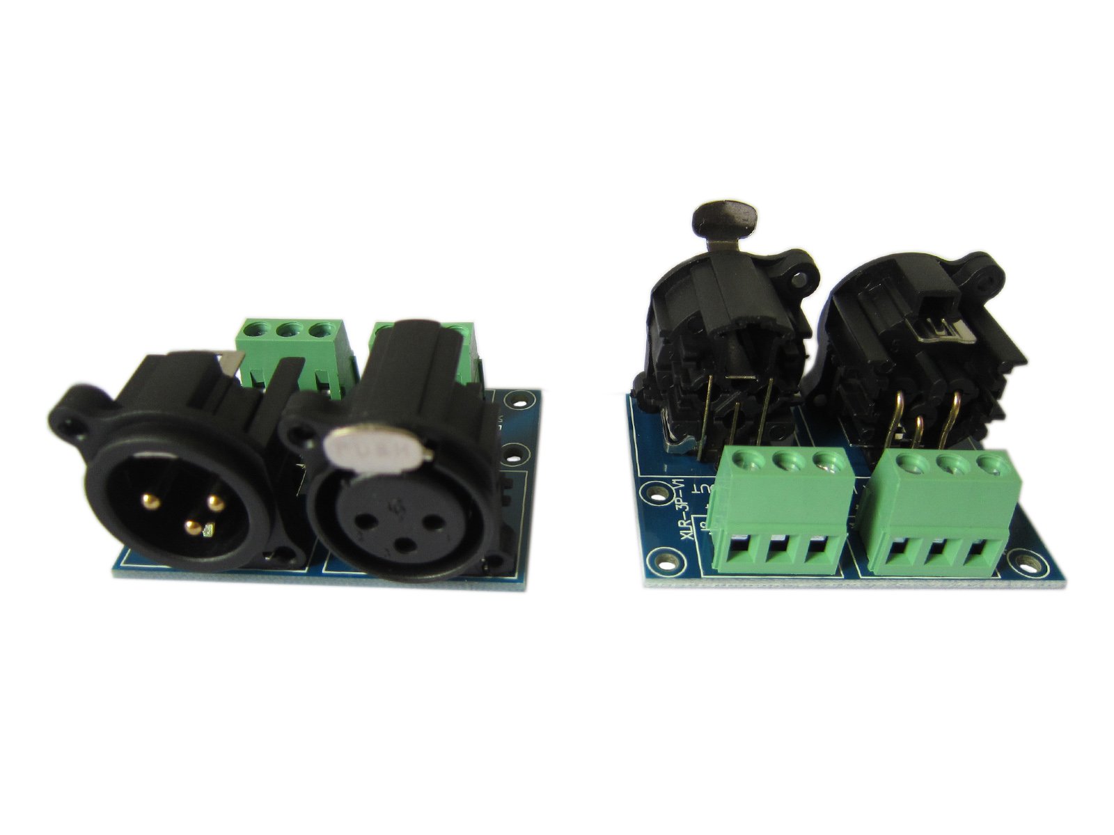 3 Pin XLR to XLR Adapter - DMX Controller & LED Decoder Connector (Pack of 2) - Perfect for Stage Lighting, DJ Equipment & Audio Systems