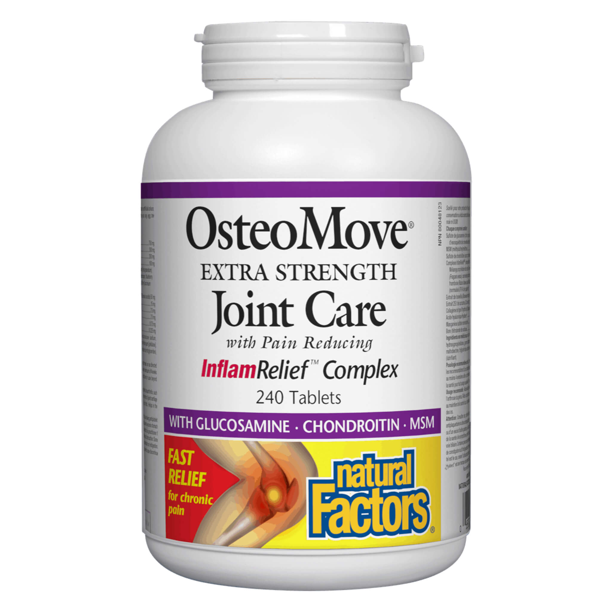 OsteoMove Extra Strength Joint Care Supplement - 240 Tablets for Joint Pain Relief, Mobility Support & Healthy Cartilage - Ideal for Athletes, Seniors & Active Lifestyles