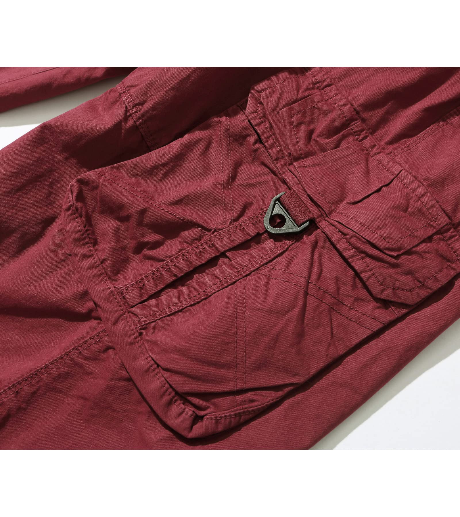 Men's 3/4 Length Cargo Shorts - Below The Knee Stretch Comfort Fit Outdoor Hiking & Summer Casual Wear