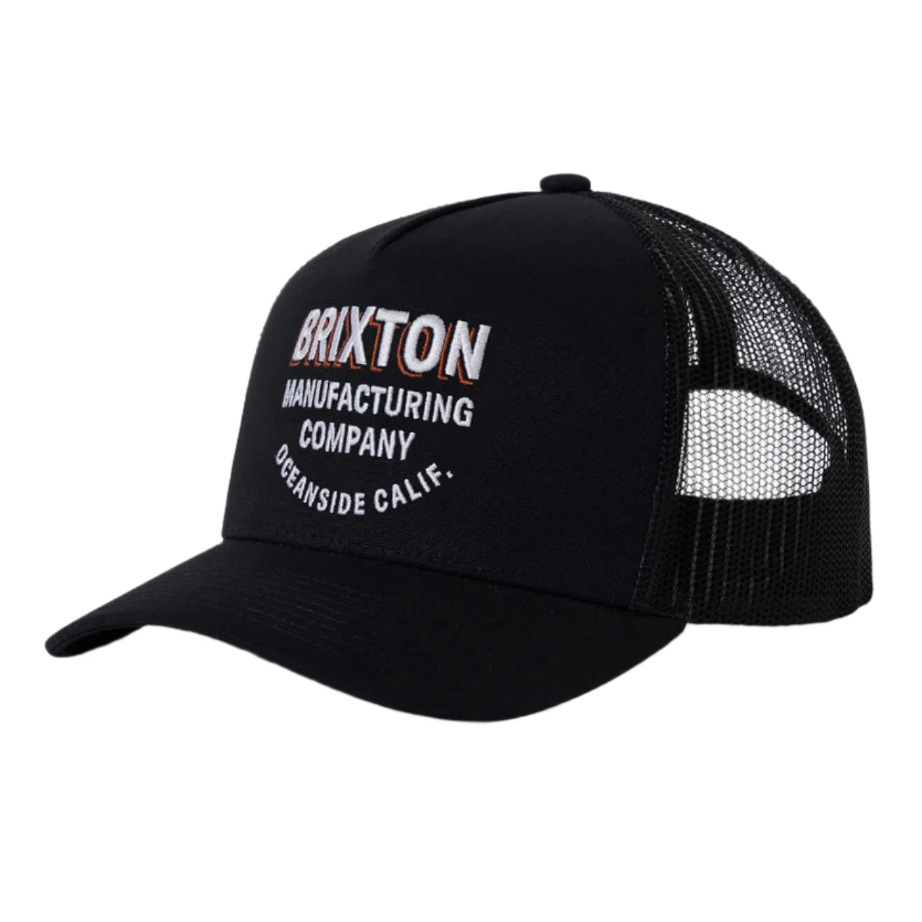 BRIXTON Crest Netplus Trucker Hat for Men & Women - Adjustable Mesh Back Baseball Cap for Outdoor, Hiking, and Casual Wear