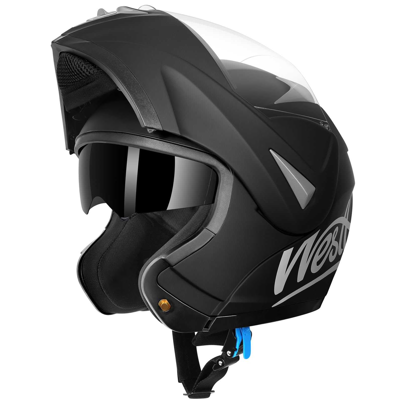 Modular Motorcycle Helmet DOT Approved - Dual Visor Full Face for Men & Women - Riding & ATV Safety