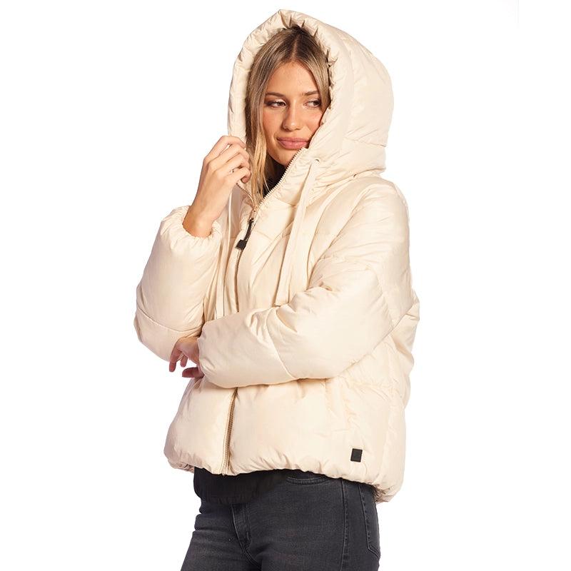 Rip Curl Women's Puffer Jacket - Lightweight Warm Winter Coat for Outdoor Activities, Hiking & Travel | White