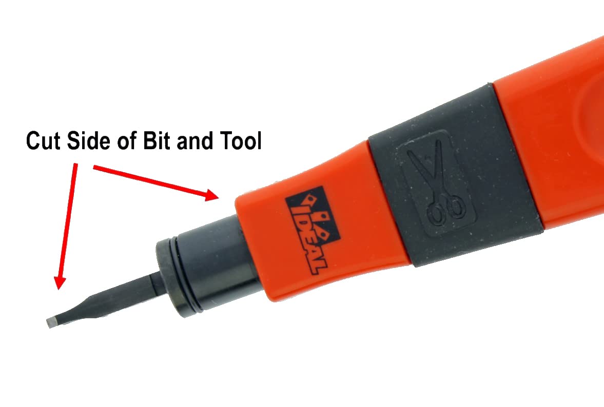 IDEAL Industries 35-485 Punchmaster II Impact Punch Down Tool with 110 & 66 Blades - Professional Network Cable Installation Tool for Cat5e/Cat6 Wiring & Telecom Work