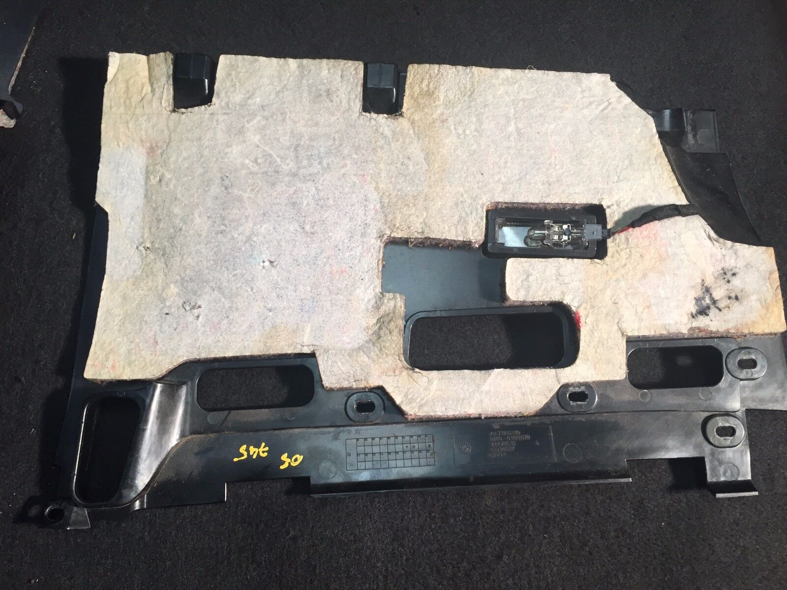 2002-2005 BMW 745i E65 Front Dash Lower Right Passenger Side Trim Cover - OEM Replacement Part - Perfect for Interior Repair & Restoration
