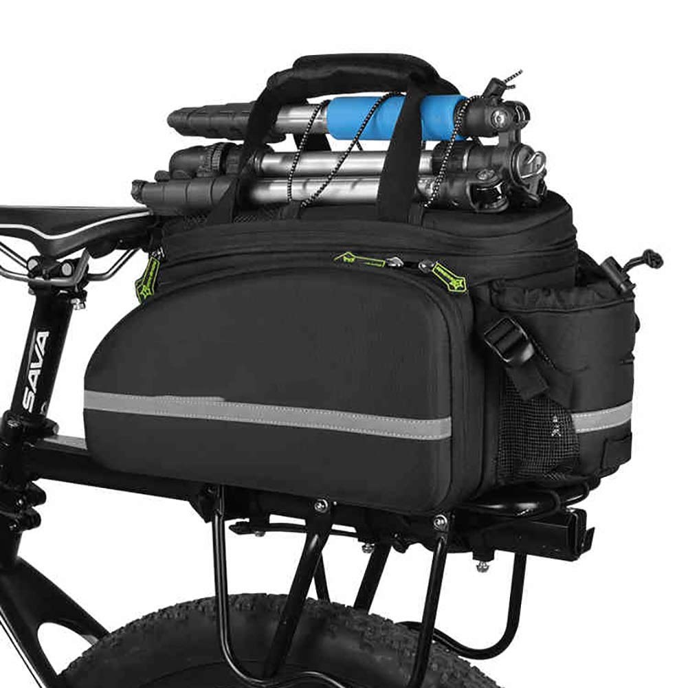 17L Bike Rack Bag - Waterproof Rear Bicycle Trunk Duffel Bag for Mountain/Road/Folding Bikes | Perfect for Commuting, Cycling Tours & Outdoor Adventures