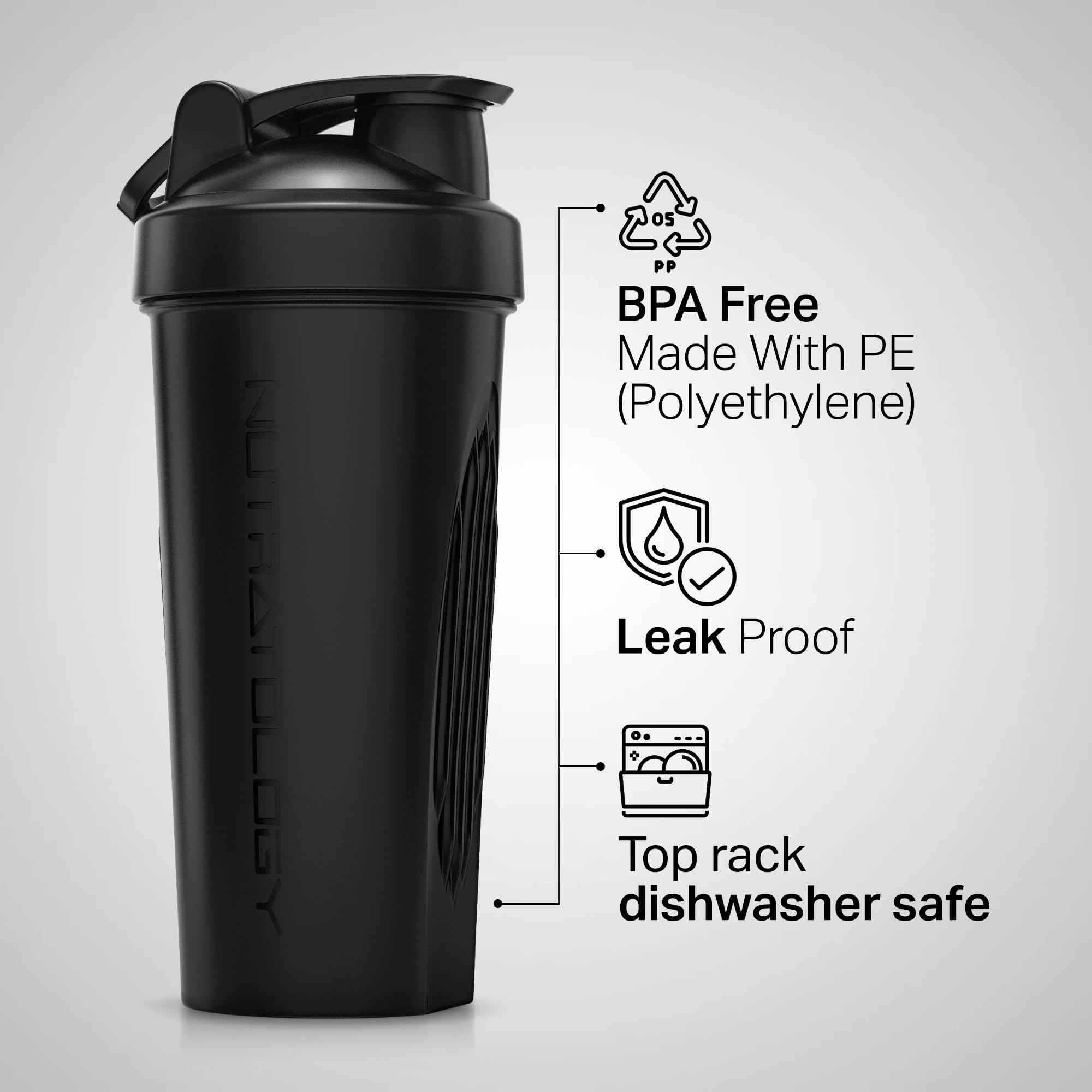Premium 600ml Protein Shaker Bottle with Stainless Steel Whisk Ball & Powder Funnel - Leak-Proof Workout Shaker Cup for Protein Powder & Pre-Workout Drinks - Perfect for Gym, Fitness & Post-Workout Recovery