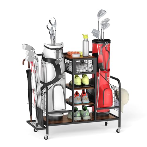 2-bag golf rack