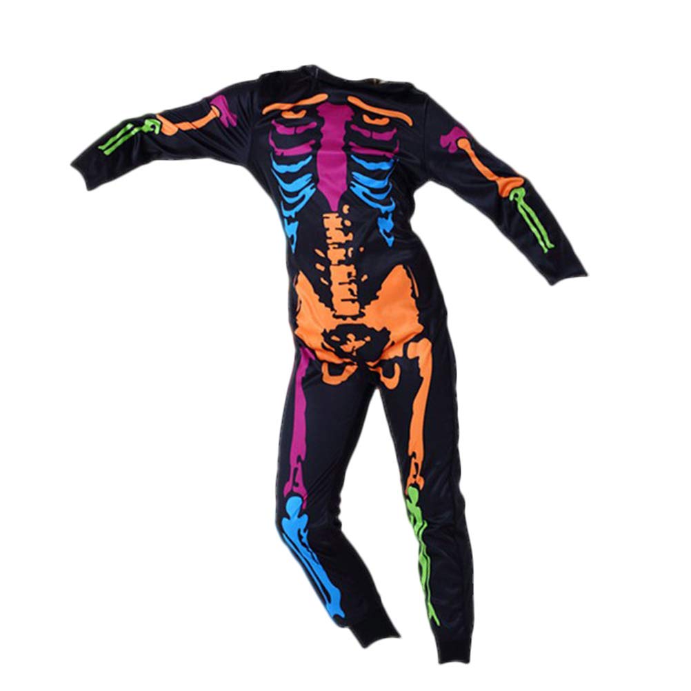 ABOOFAN Halloween Kids Skull Print Costume - Scary Horror Outfit for Boys & Girls - Perfect for Costume Parties, Trick or Treating & Spooky Events