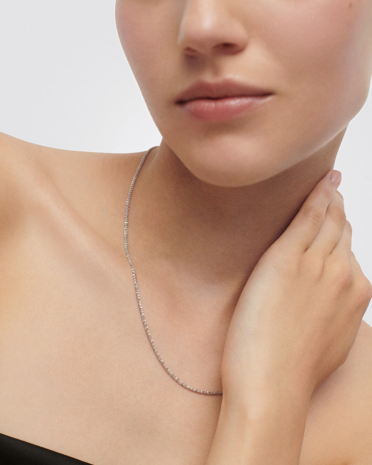 GRID 1 Essential Silver Chain Necklace for Women - 925 Sterling Silver Minimalist Layering Necklace - Perfect for Everyday Wear, Gifts & Special Occasions