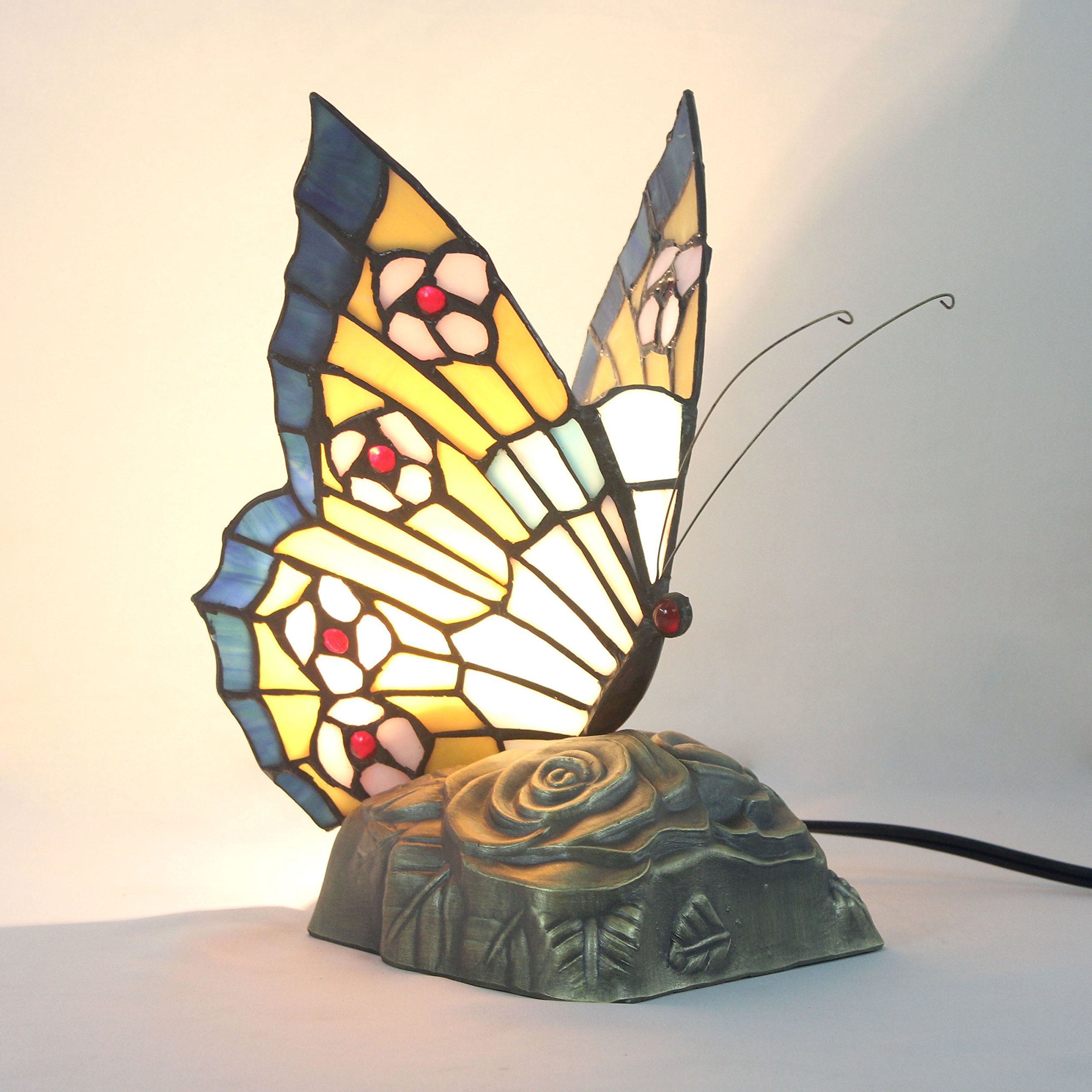 Pastoral Creative Butterfly Table Lamp - 20cm Kids Night Light for Nursery, Bedroom Decor | Perfect for Children's Room, Baby Shower Gift & Cozy Bedtime Reading