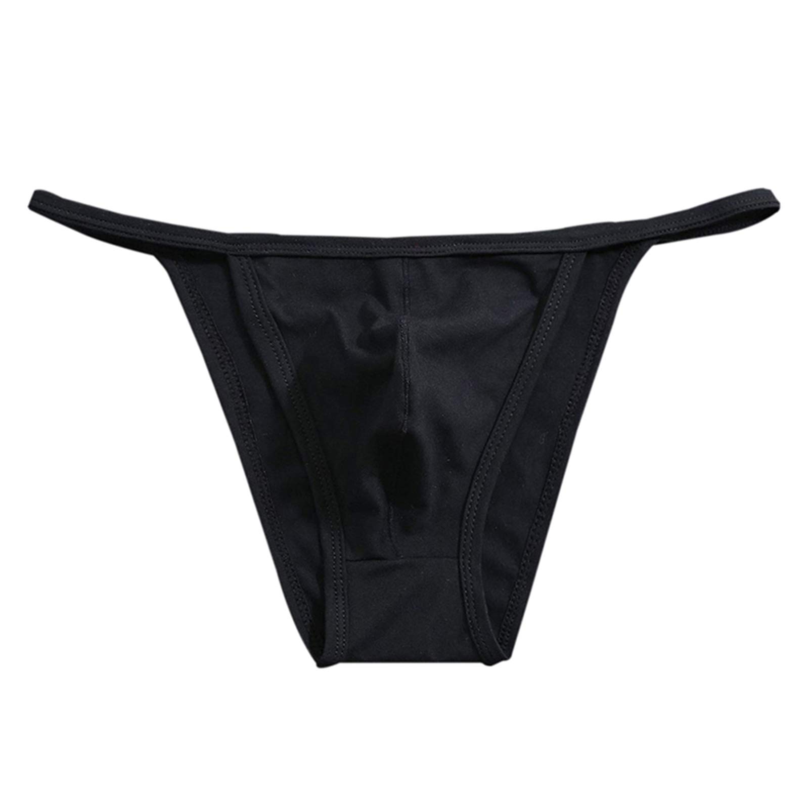 Sexy Men's Cotton Bikini Underwear - Low Rise Brazilian Briefs with Back Cut & Bulge Design for Comfort & Style - Perfect for Daily Wear, Gym, Swimming & Intimate Moments