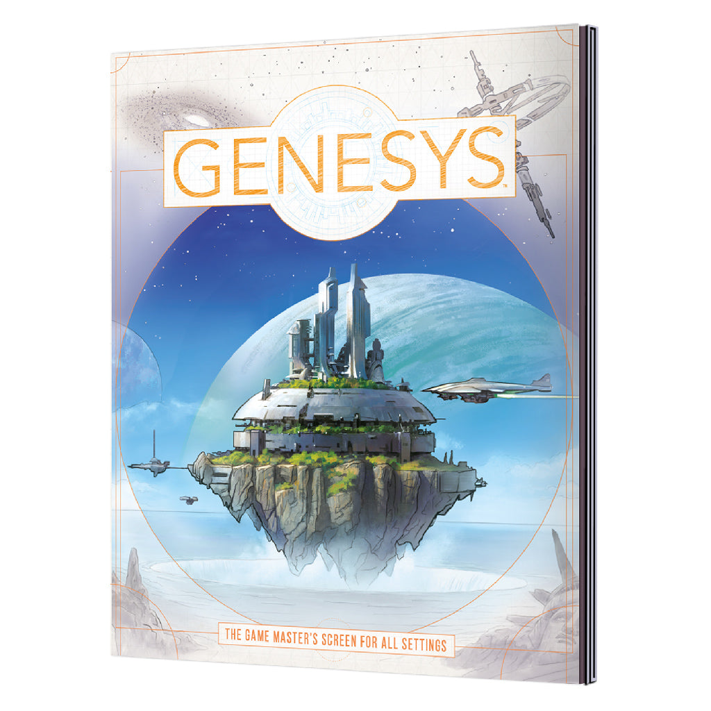 Genesys RPG Game Master Screen - Portable Dungeon Master Screen for Tabletop Role-Playing Games - Perfect for D&D, Pathfinder & TTRPG Sessions