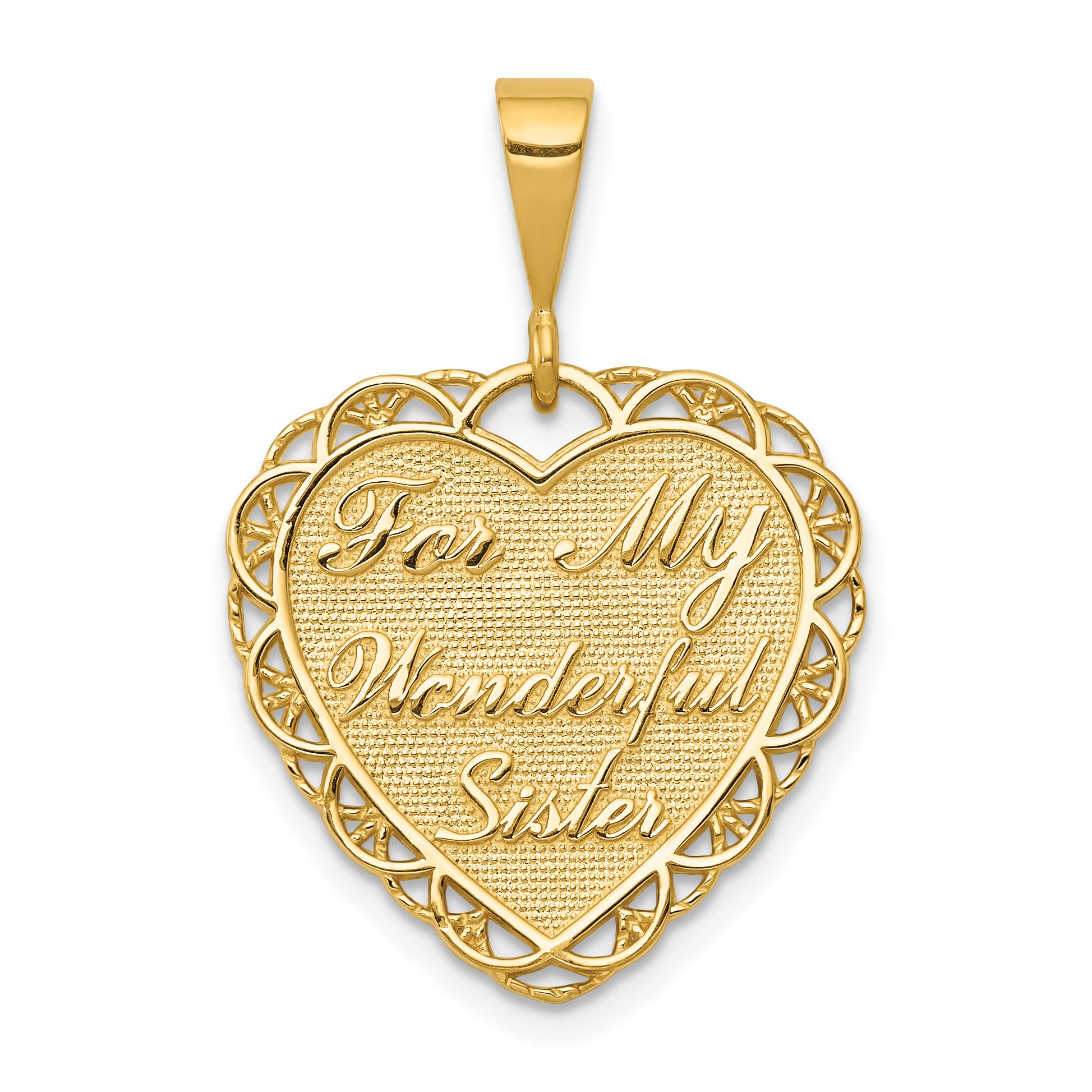 14K Yellow Gold Reversible 