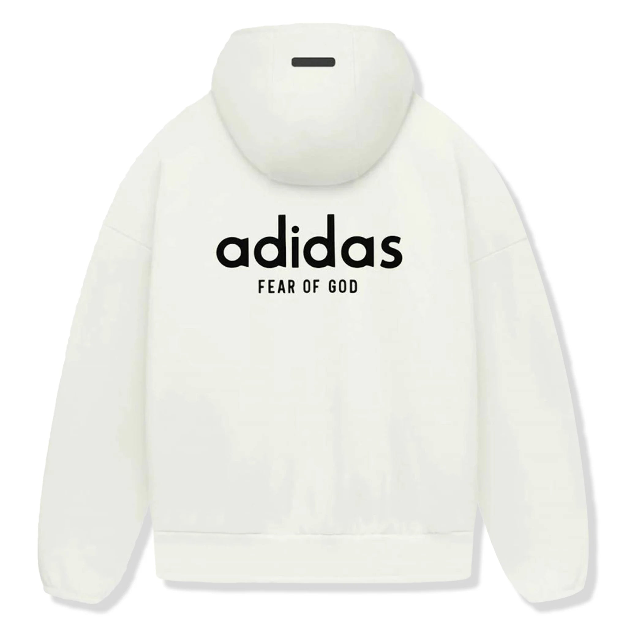 Adidas x Fear Of God Athletics Heavy Fleece Hoodie - Cream White | Men's Streetwear Sweatshirt for Casual & Gym Wear