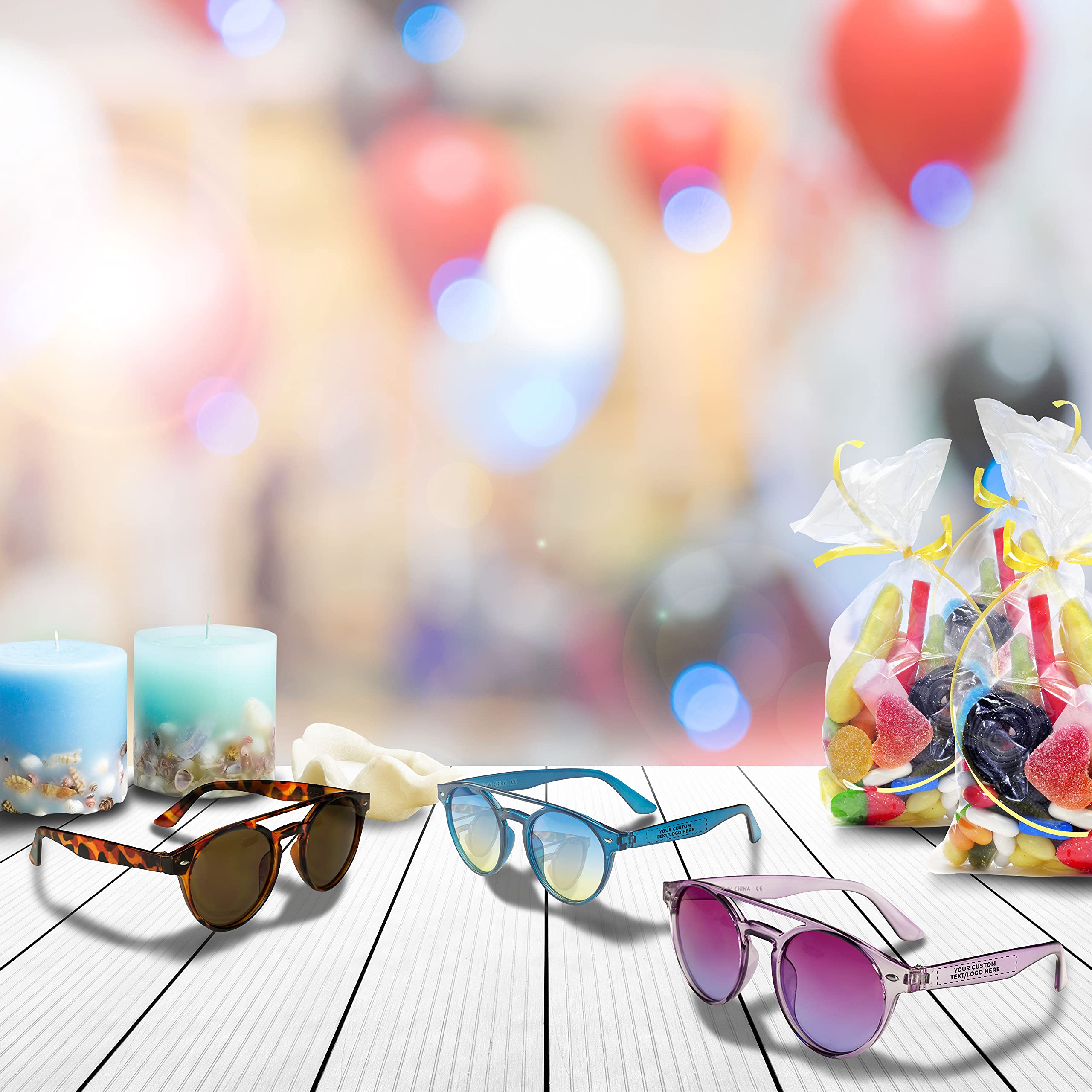 Cosmic Stellar Round Sunglasses for Women & Men - UV Protection, Fashionable & Lightweight - Perfect for Beach, Driving & Outdoor Activities