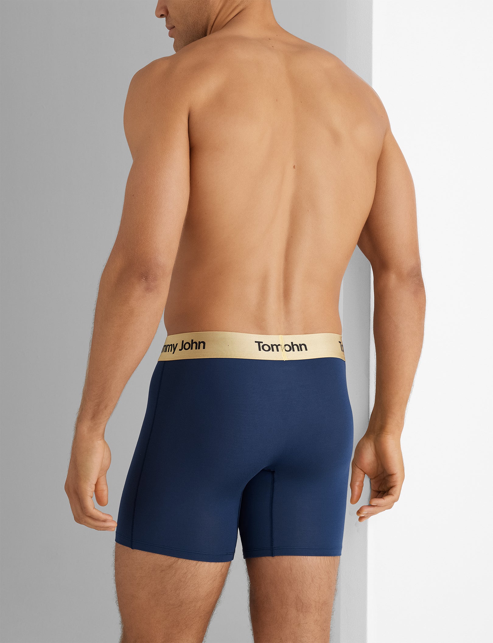 Second Skin Mid Length Boxer Brief 6-Pack - Ultra Soft Breathable Men's Underwear for All-Day Comfort - Perfect for Workout, Travel & Daily Wear