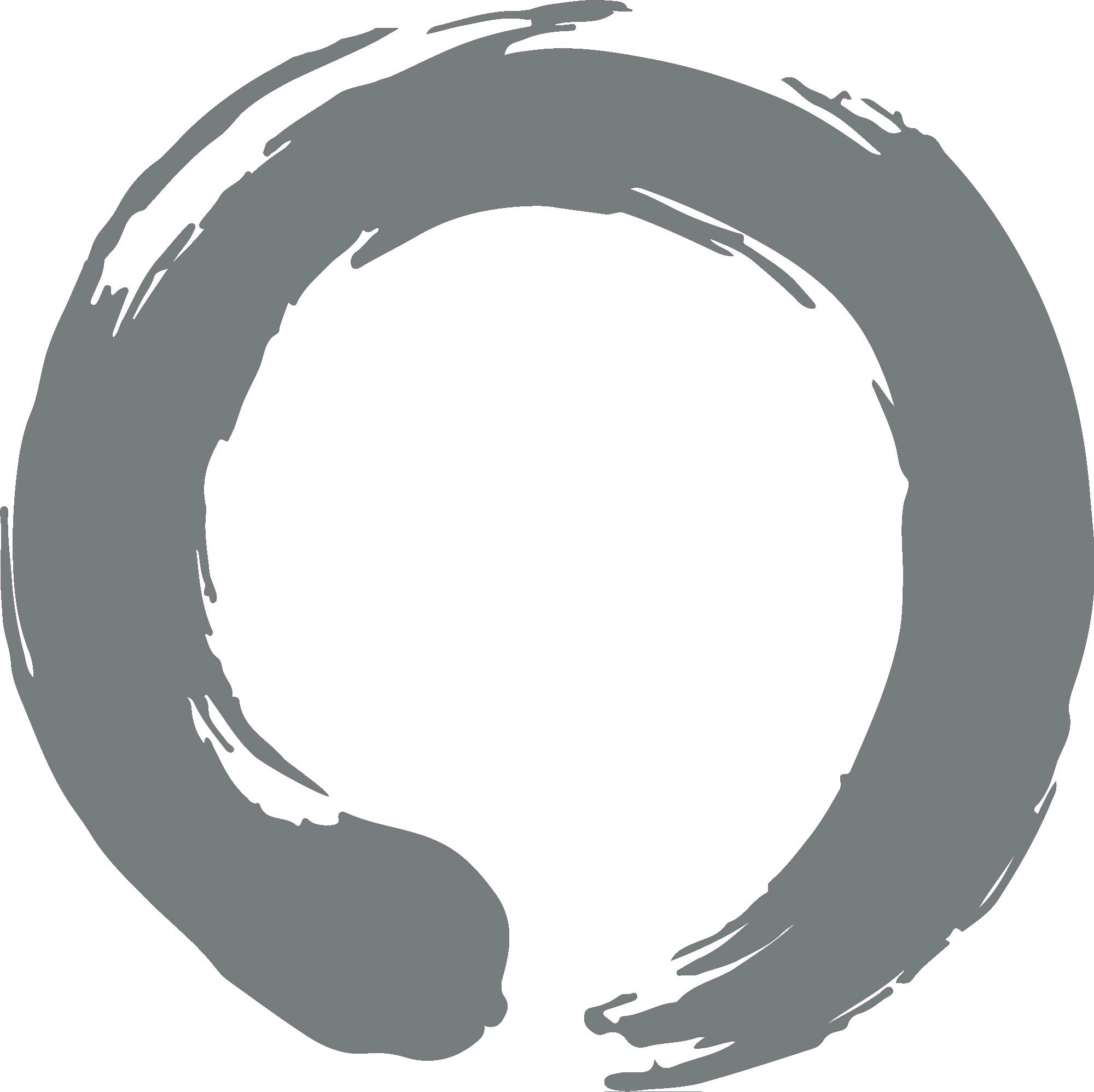 hBARSCI Enso Circle Decal - 5 Inch Vinyl Sticker for Cars, Trucks, Windows, Laptops & Tablets - Durable 2.5mil Outdoor-Grade Adhesive - Gray Minimalist Design - Perfect for Home Decor, Office, Gifts & Personalization