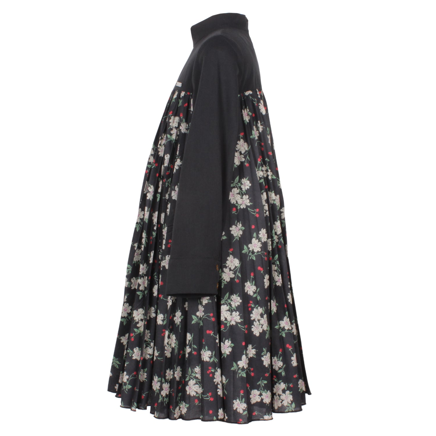 Jessie and James Pleated Jersey Top Cherry Blossom Dress - Flowy & Comfortable Women's Fashion for Spring & Summer Outfits, Date Nights & Office Wear