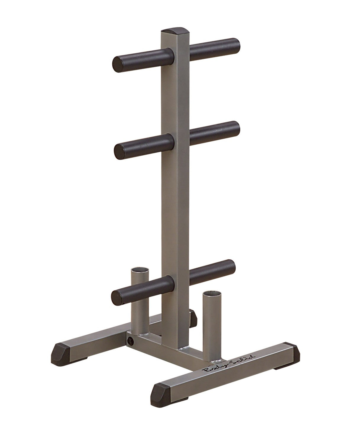 Olympic Weight Tree and Bar Holder - Heavy Duty Gym Equipment for Weight Plates & Barbell Storage - Perfect for Home Gym, CrossFit & Strength Training