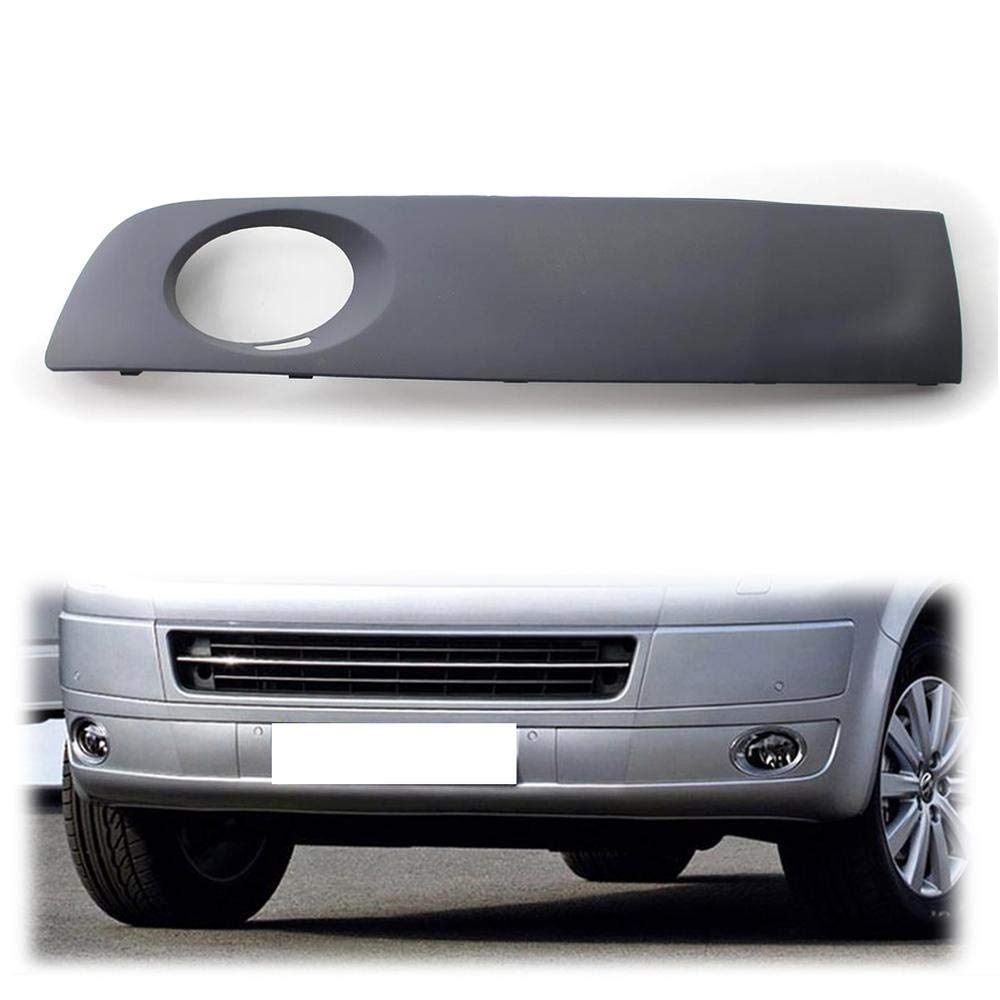 Volkswagen Multivan MK5 MPV 2009-2015 Left Side Black Front Fog Light Grille Cover Trim Guard - Durable Replacement Part for Enhanced Vehicle Protection & Style | Perfect for Off-Roading, Night Driving & Custom Car Modifications