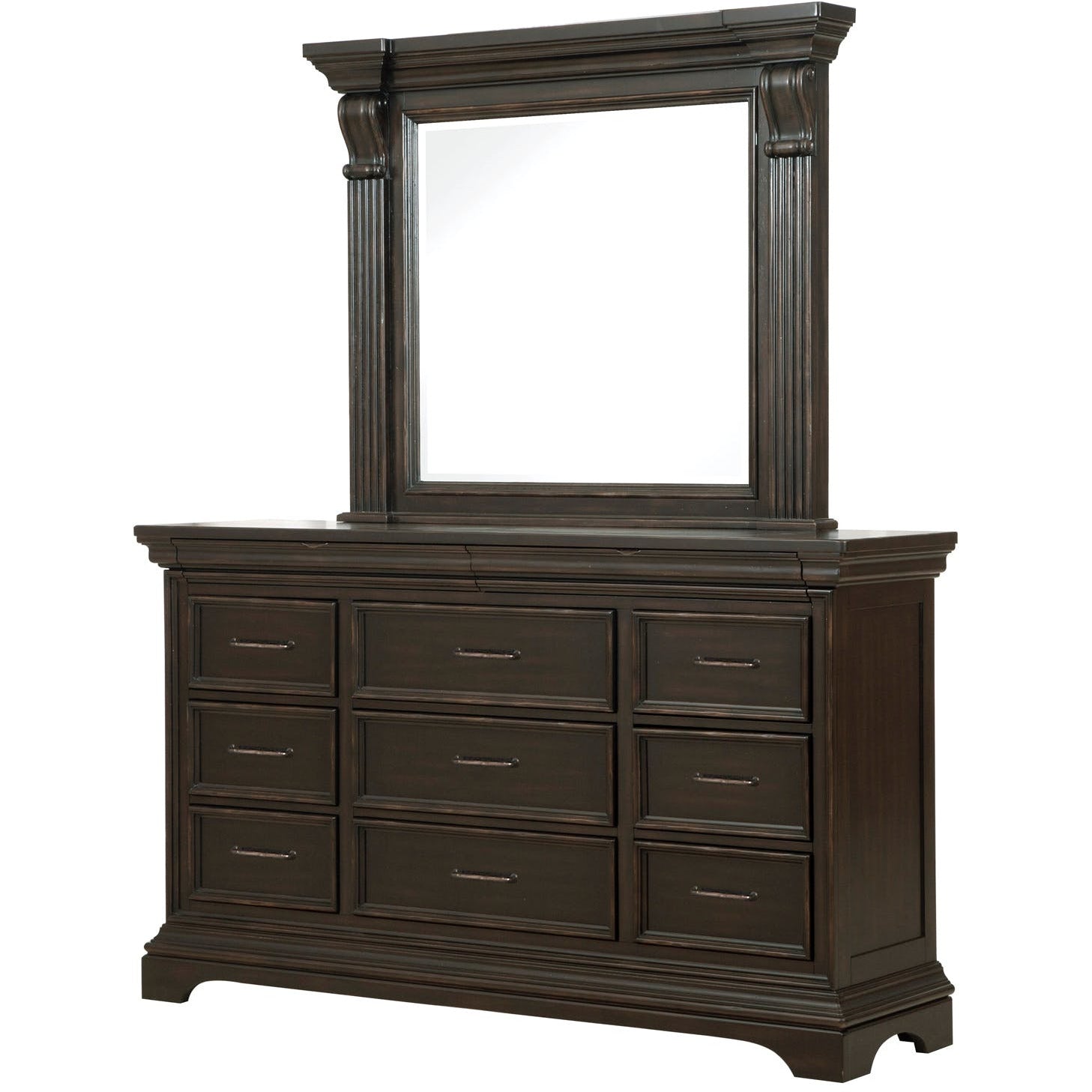 Caldwell 6-Drawer Dresser for Bedroom - Modern Wooden Chest of Drawers for Clothes Storage - Perfect for Home, Apartment, and Dorm Organization