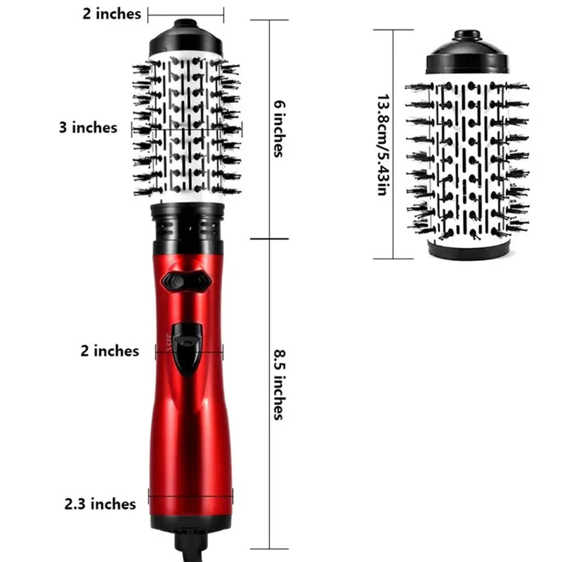 Professional Rotating Air Brush Hot Dryer Volumizer for Salon-Quality Blowouts - Perfect for Home & Salon Styling, Volume Boost, and Quick Drying