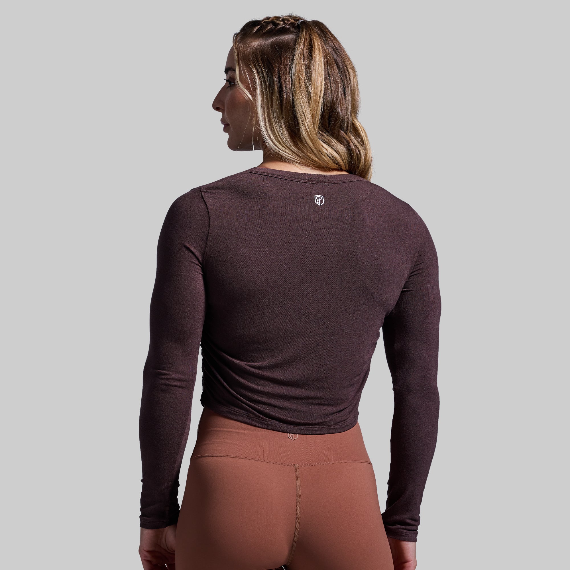 Look At Me Long Sleeve T-Shirt - French Roast Color - Comfortable & Stylish for Casual Wear, Date Night & Everyday Outfits