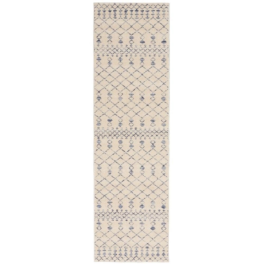 Nourison Royal Moroccan Farmhouse Beige Blue 2'3