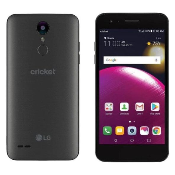 LG Fortune 2 LMX210CM 16GB Smartphone - Titan Black (Cricket Wireless) | Affordable Prepaid Android Phone for Everyday Use & Mobile Gaming