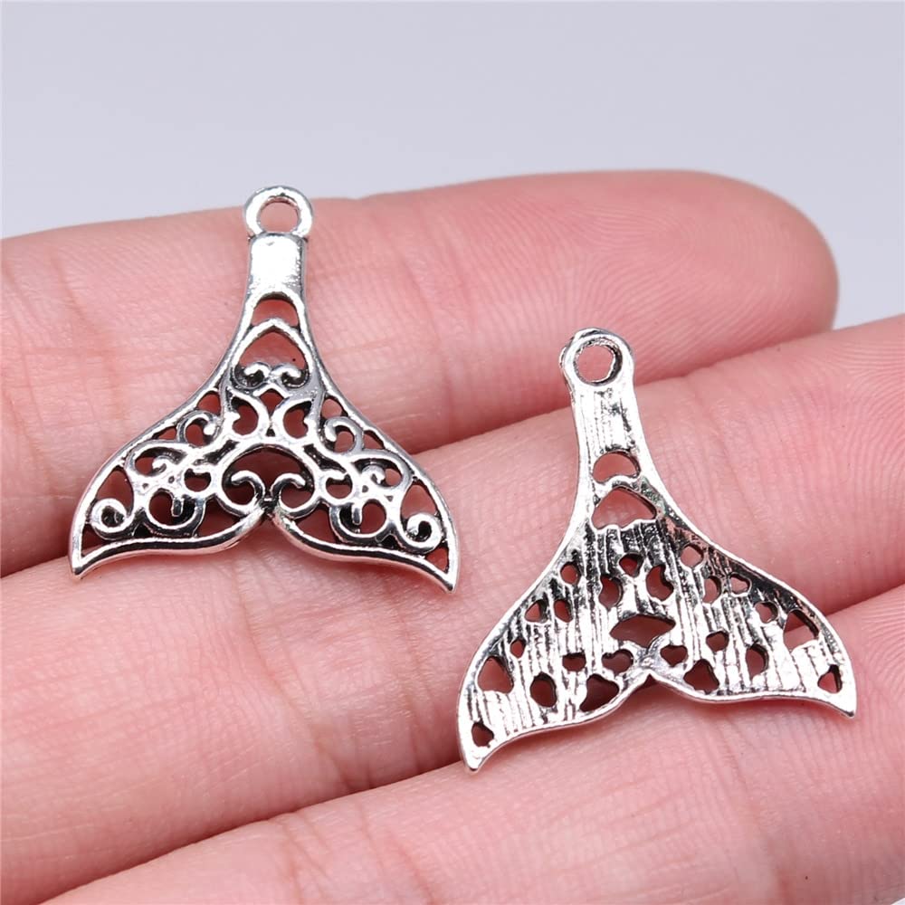 Handmade Fish Bone Charms for Jewelry Making - DIY Craft Supplies - Perfect for Necklaces, Bracelets & Earrings - Boho Style Accessories